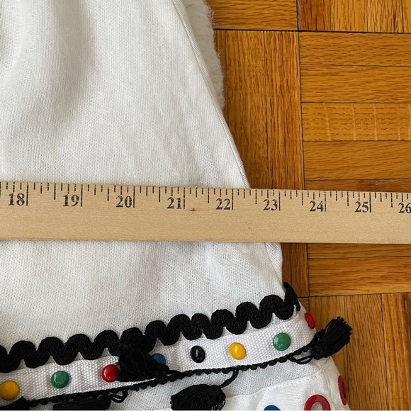 DODO BAR OR tassel halter top blouse Medium - Picture 6 of 10